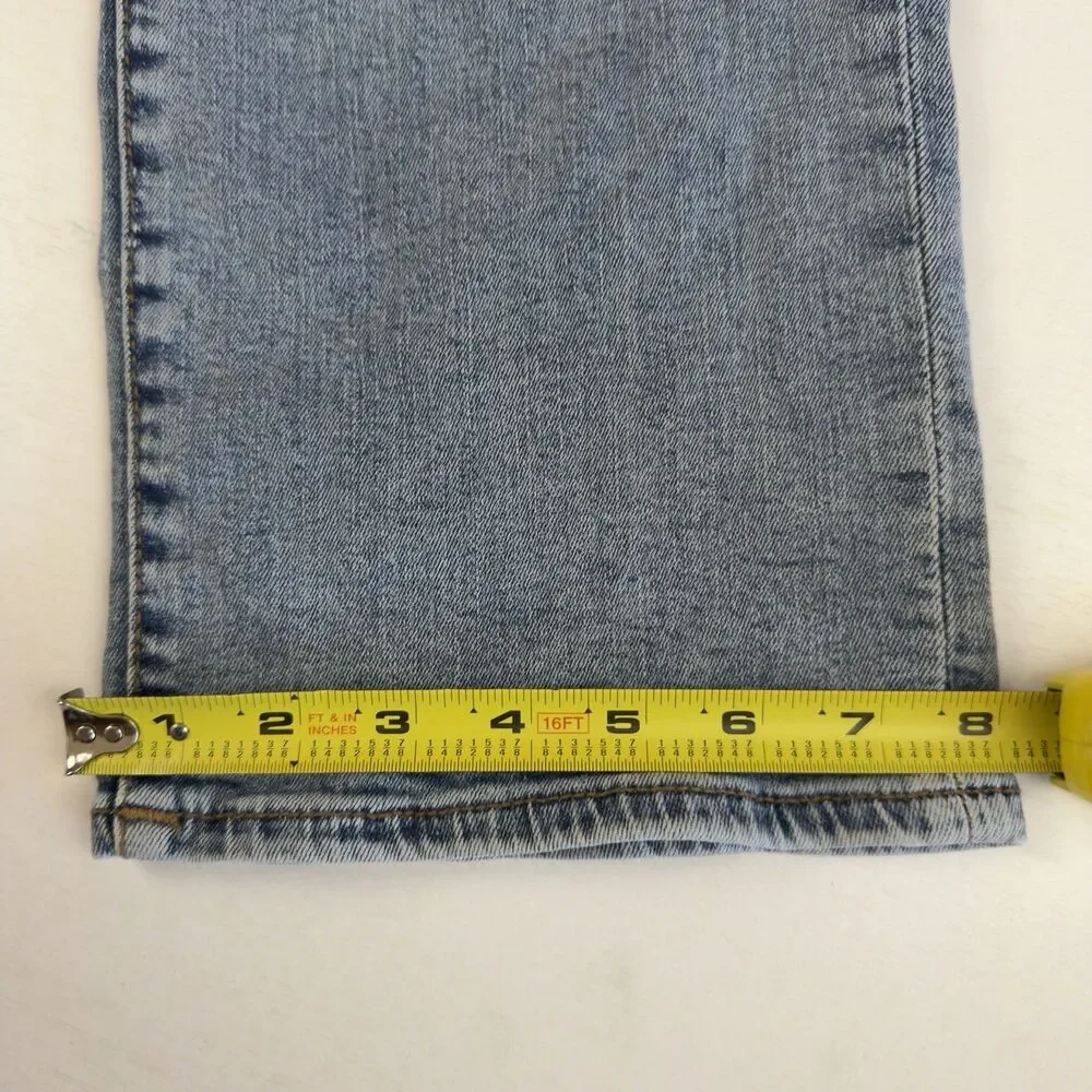 True Religion Ricky Relaxed Straight Jeans Men’s 34w 33x Light Wash Blue
